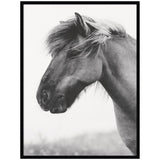 AA Indomitable by Alicia Abla framed wall art print showing detailed colored figure with marquee-inspired shapes
