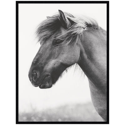 AA Indomitable by Alicia Abla framed wall art print showing detailed colored figure with marquee-inspired shapes