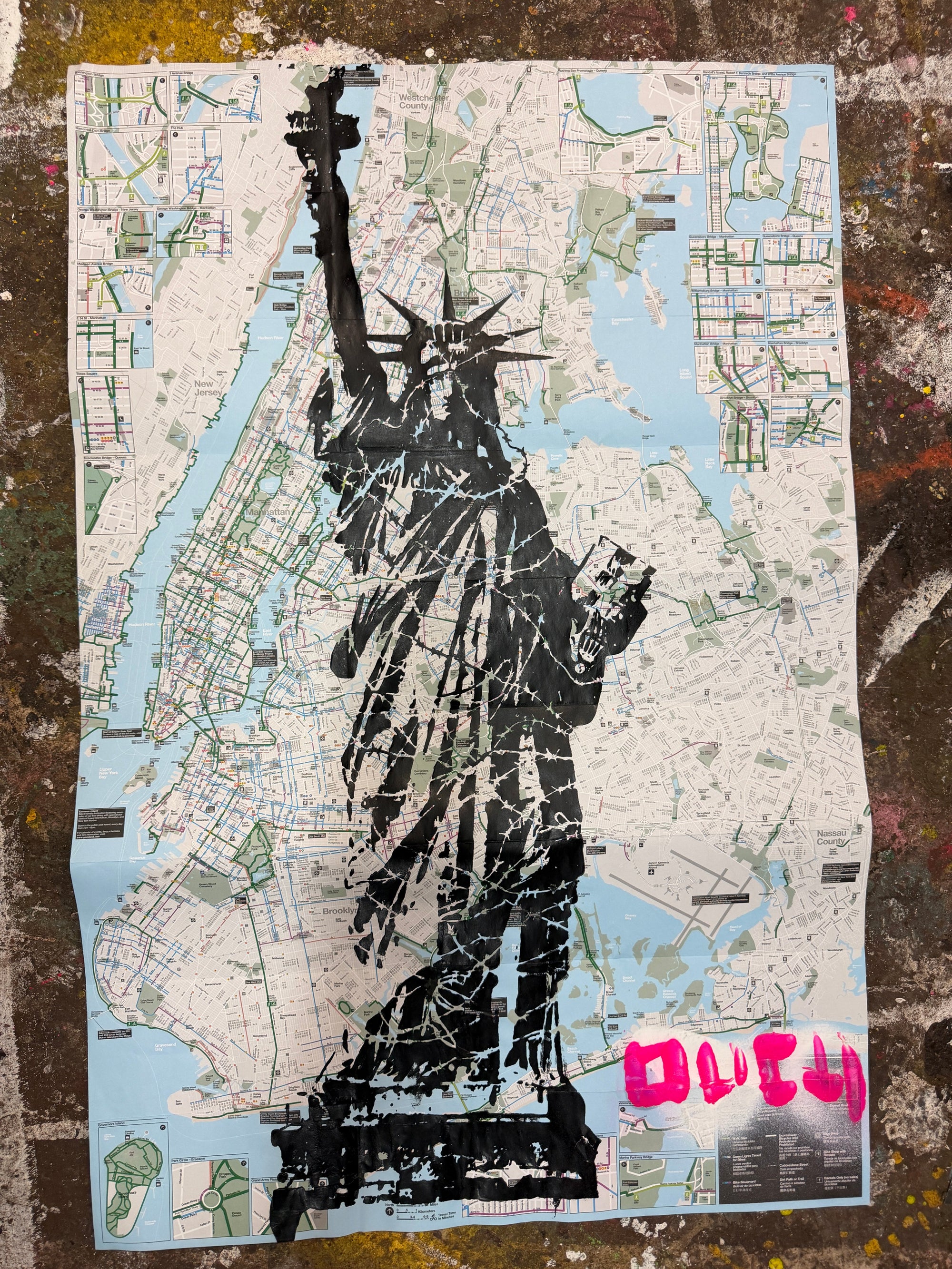 Barbwire Liberty by Denis OUCH by Denis OUCH