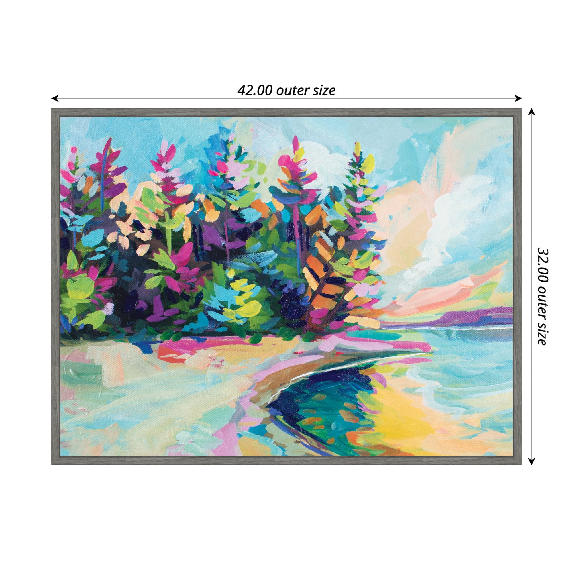 Sylvie Saturday In Door County Framed Canvas by Rachel Christopoulos