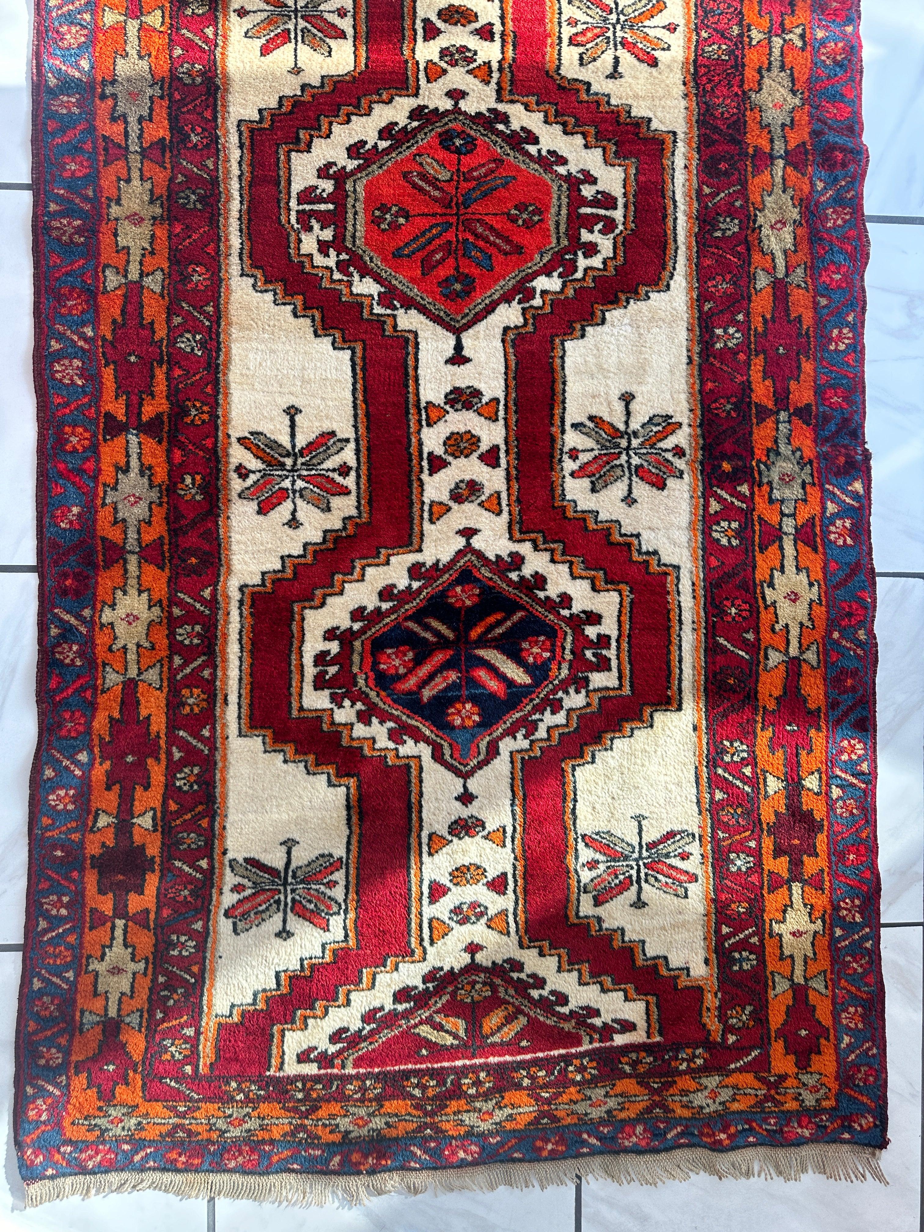 Persian Meshgi Wool Runner 3’6” x 9’10” by Rugistan - product image 6 for Resin Society