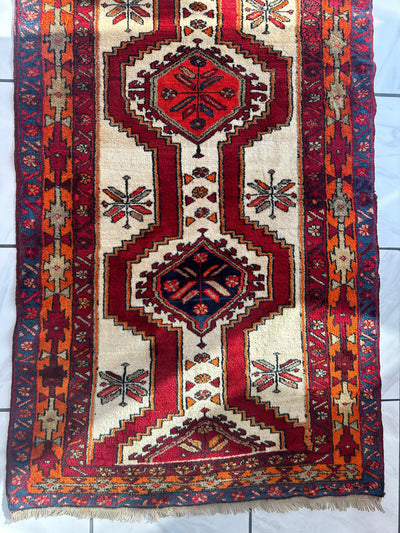 Persian Meshgi Wool Runner 3’6” x 9’10” by Rugistan - product image 6 for Resin Society