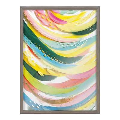 Blake Brushstroke 120 Framed Printed Glass by kateandlaurel - product image 2 for Resin Society
