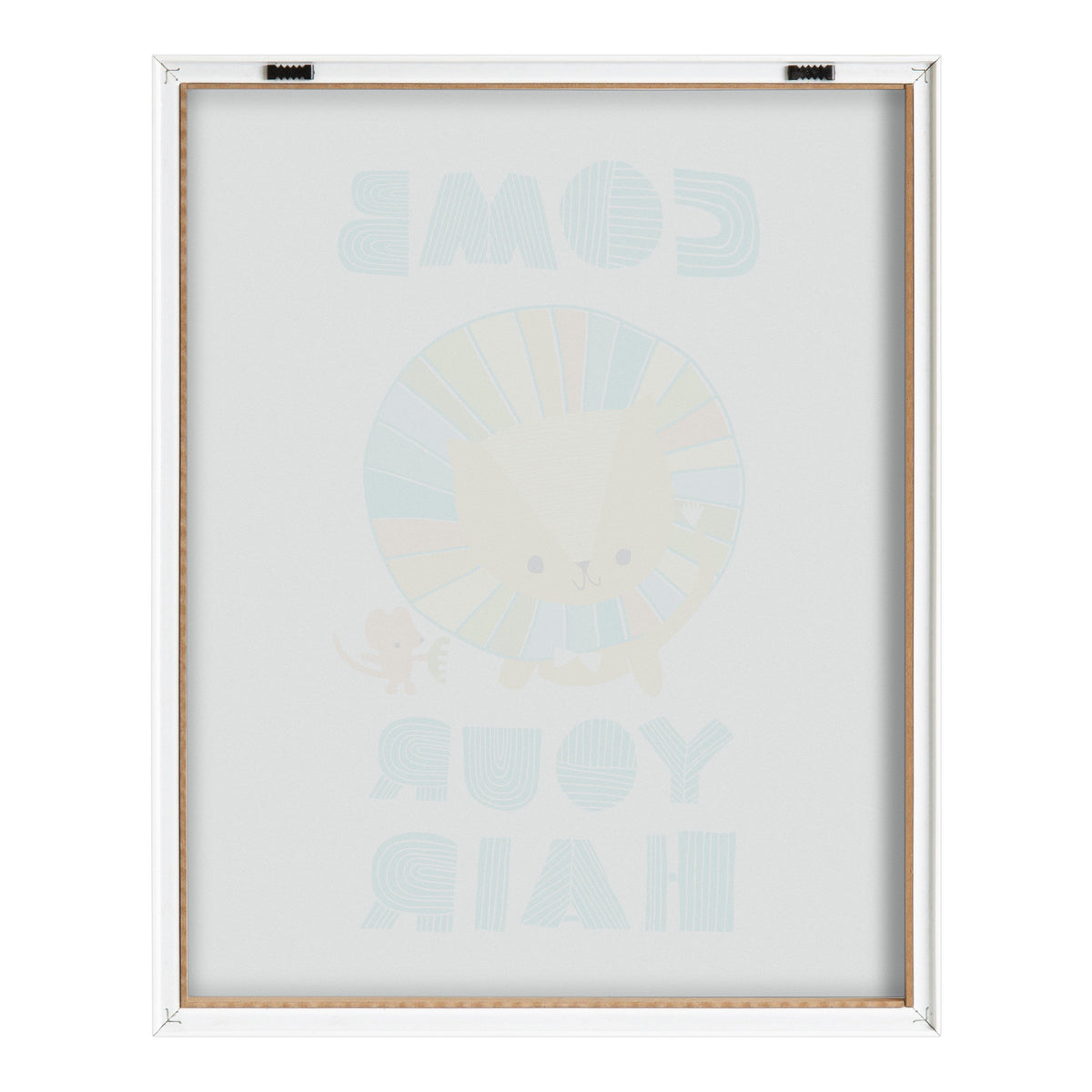 Blake Splish Splash Zoo Lion Framed Printed Glass by Heather Rosas by kateandlaurel - product image 4 for Resin Society