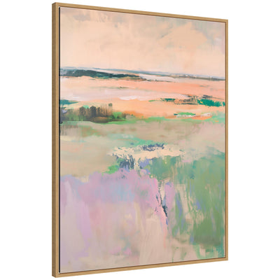 Sylvie Pastel Horizon II Framed Canvas