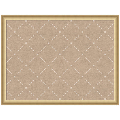 Pinboard Beige Lattice Pattern