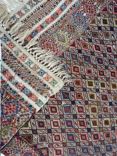 Antique Turkish Jajim Wool Rug 5’6” x 14’5” by Rugistan - product image 13 for Resin Society
