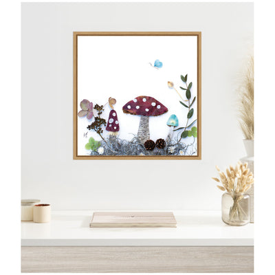 Mushroom No.
1 by Madeline Jeppesen Framed Canvas Wall Art Print