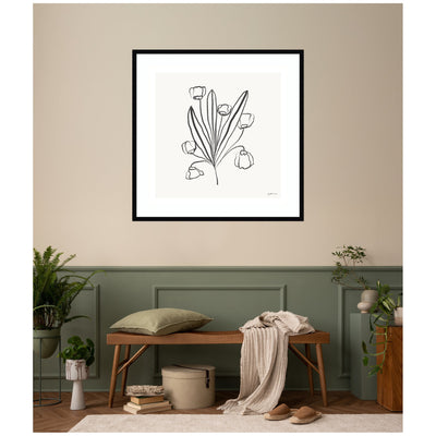 Floral Bouquet by Gabrielly Guedes Framed Wall Art Print