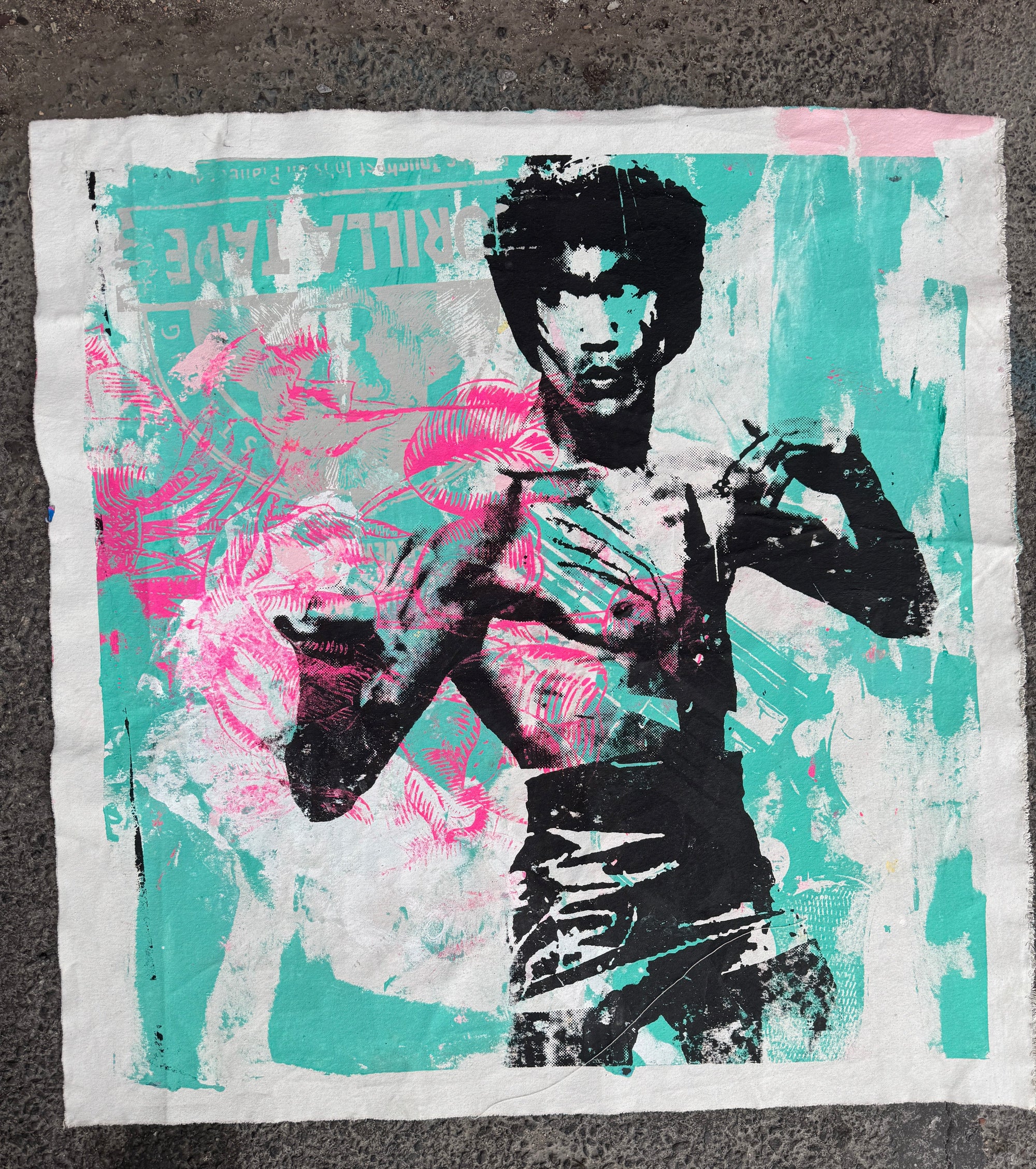 Bruce Lee & The Green Gun by Denis OUCH - main product image for Resin Society