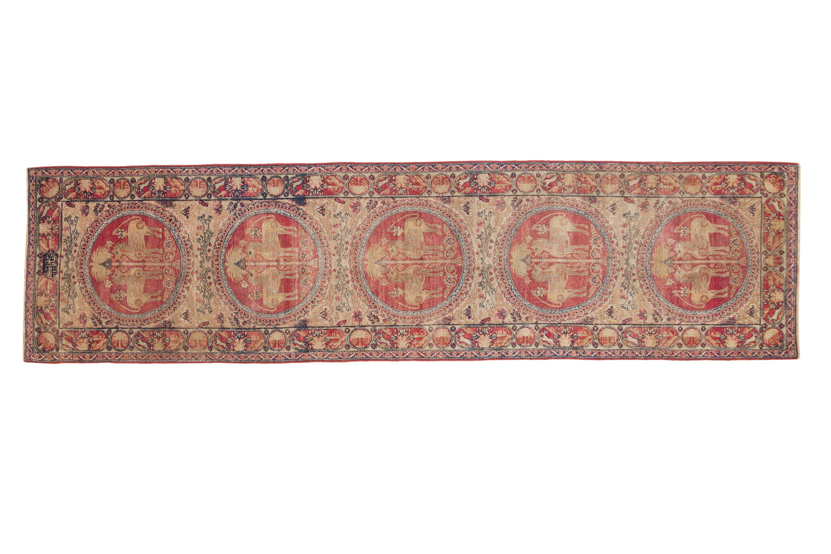 3x11.5 Antique Kerman Rug Runner by Old New House® - main product image for Resin Society