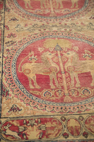 3x11.5 Antique Kerman Rug Runner by Old New House® - product image 5 for Resin Society