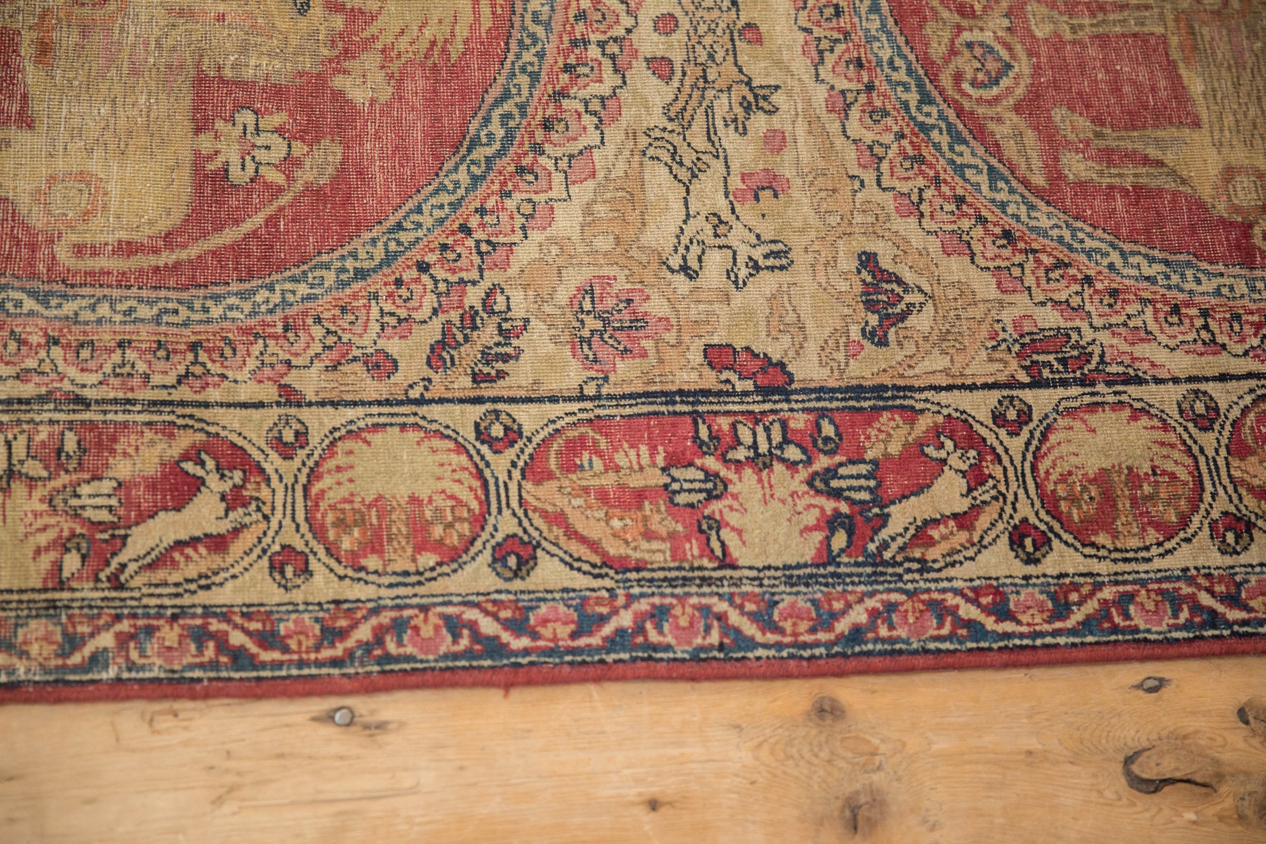 3x11.5 Antique Kerman Rug Runner by Old New House® - product image 9 for Resin Society