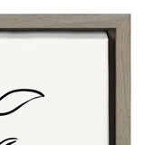 Sylvie Botanical Sketch Print No 2 Framed Canvas