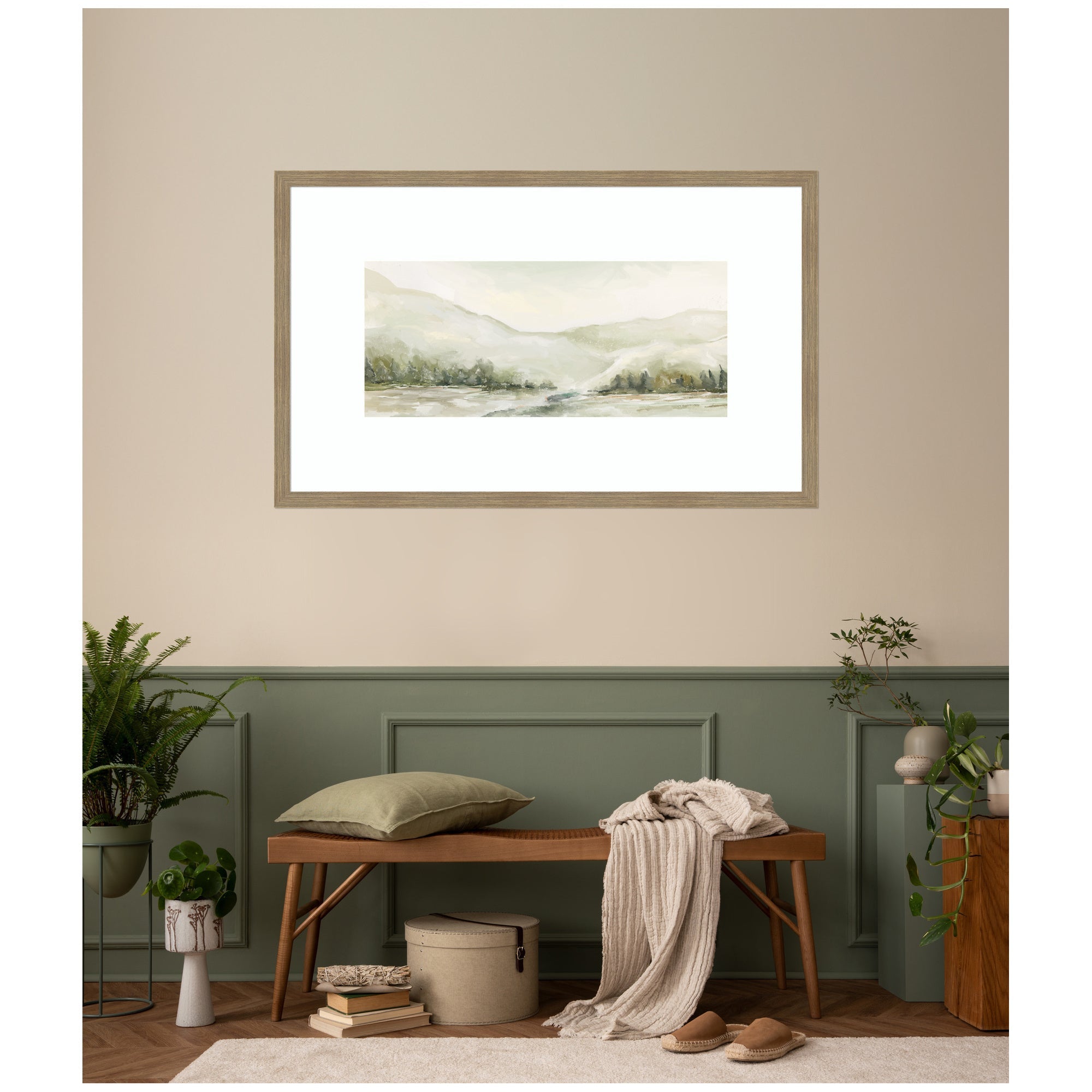 AQ Winter Landscape No.
6 by Annie Quigley Framed Wall Art Print