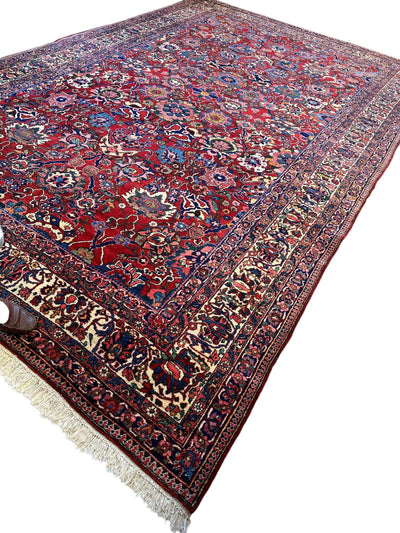 Antique Persian Bakhtiari Rug – Timeless Masterpiece 8'6" x 13'2" by Rugistan - product image 4 for Resin Society