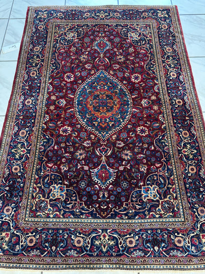 Antique Persian Kashan Debir Rug – 4’3” x 6’4” – Circa 1920s – by Rugistan - product image 3 for Resin Society