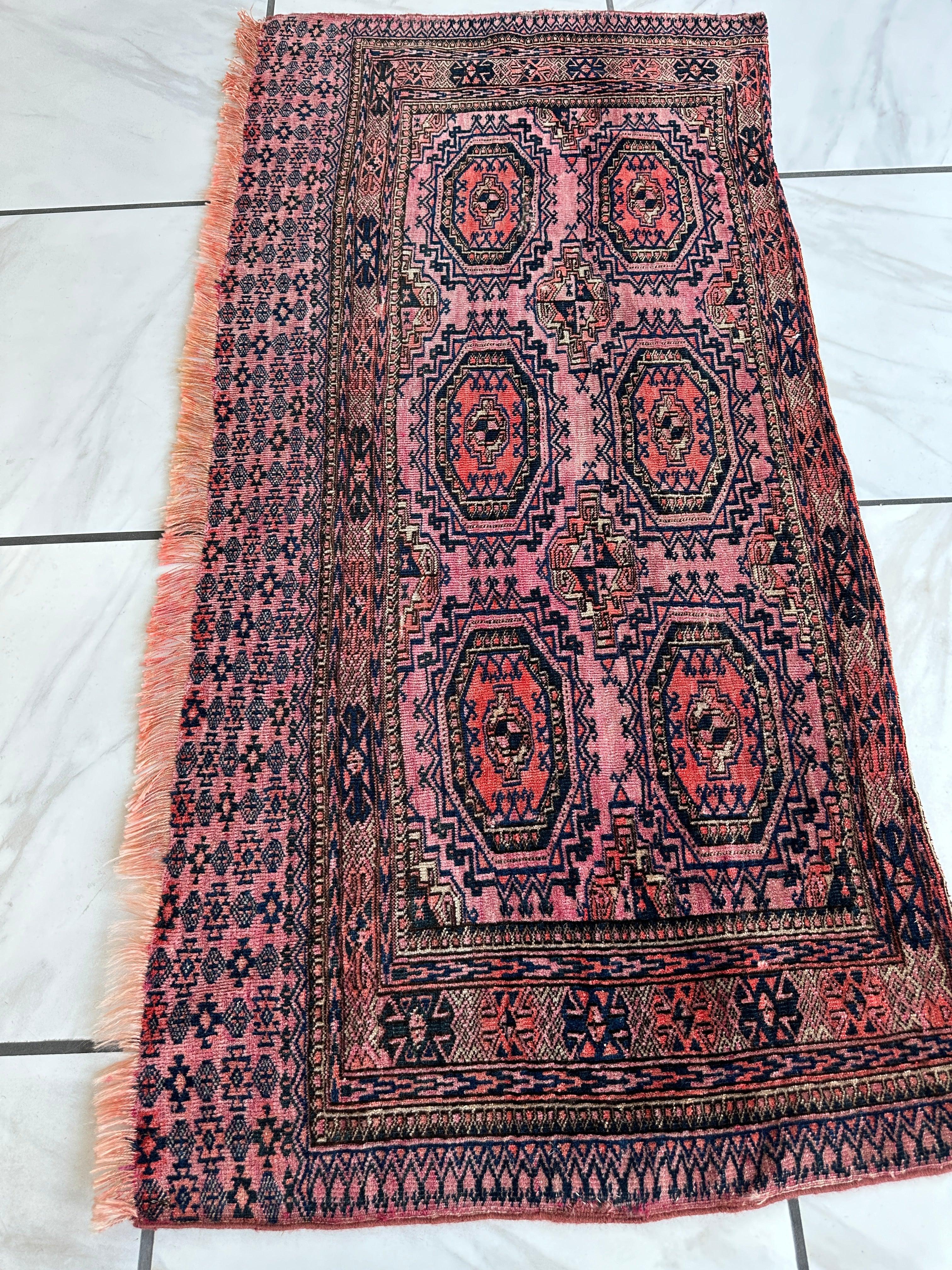 Saryk Turkmen Trapping Torba – 53″ x 25″
