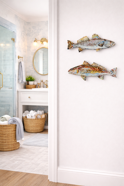 "Speckled Sea trout" Acrylic Wall Contour