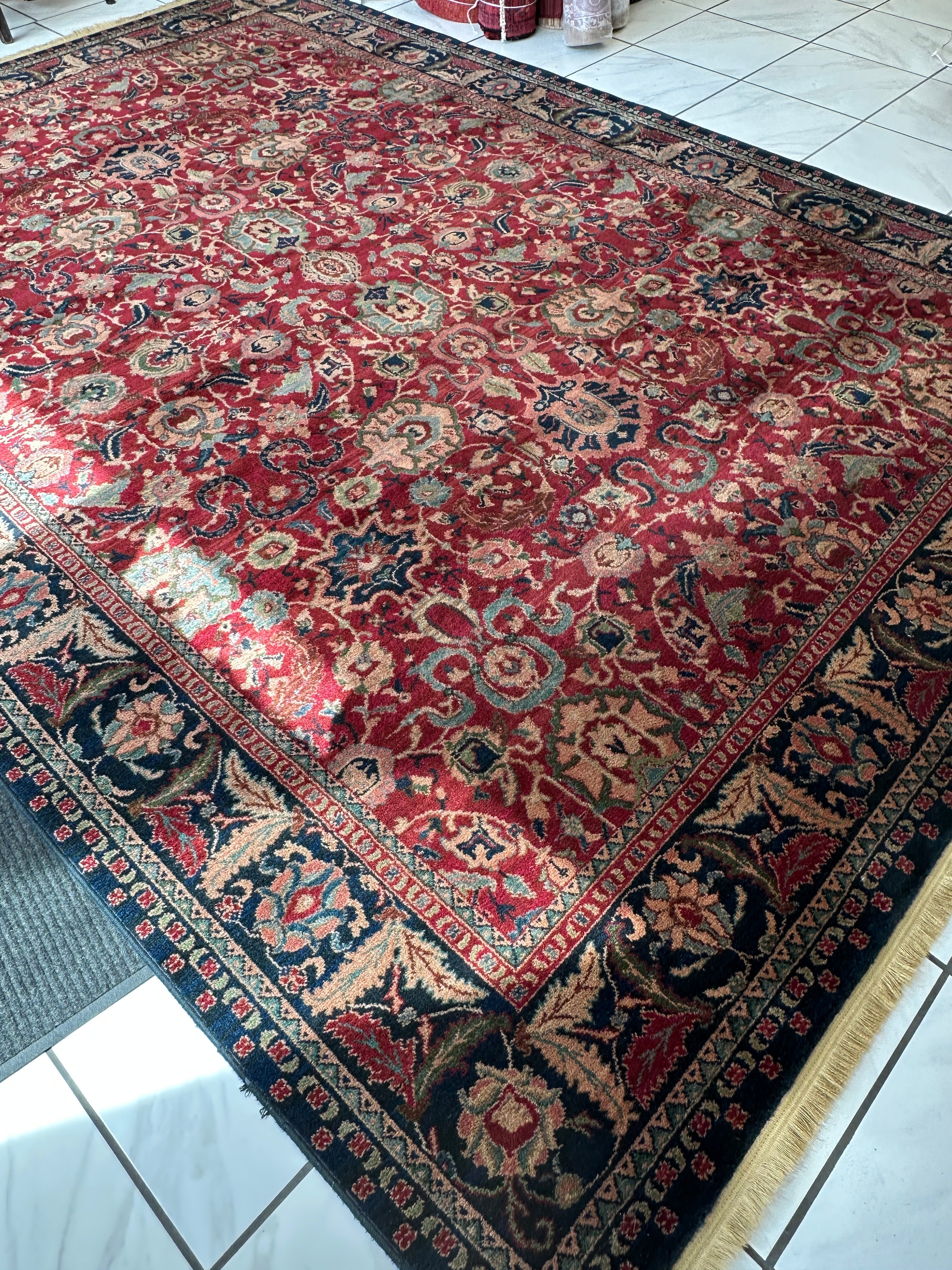 Karastan Samovar Teawash Wool Rug – 8’8” x 12’ – Vintage Elegance by Rugistan - product image 7 for Resin Society