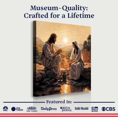 Samaritan at the Well Faith Wall Art III by Tailored Canvases - product image 6 for Resin Society