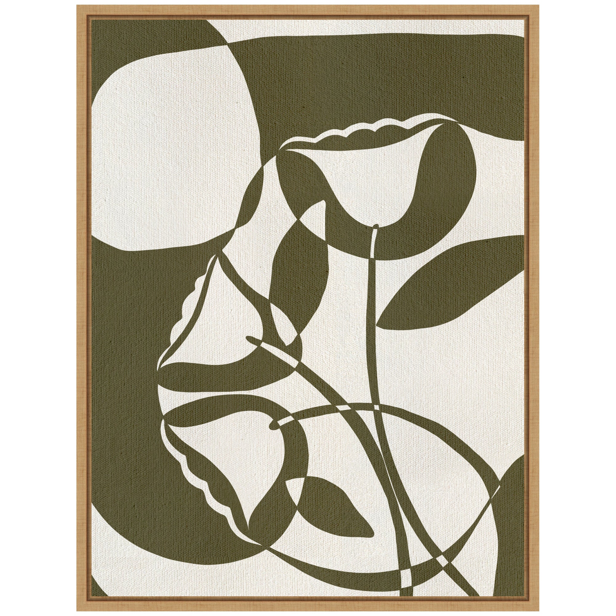 Sylvie Bound by Beauty 9 Framed Canvas by Shatha Al Dafai