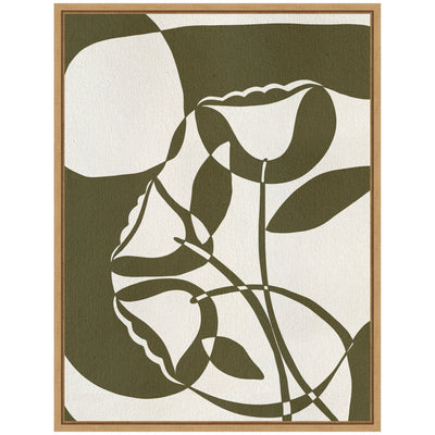 Sylvie Bound by Beauty 9 Framed Canvas by Shatha Al Dafai