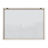 Blake Lush Green Forest on a Foggy Day Framed Printed Glass