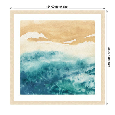 Framed Art On Warm Sand by Janet Meinke Lau