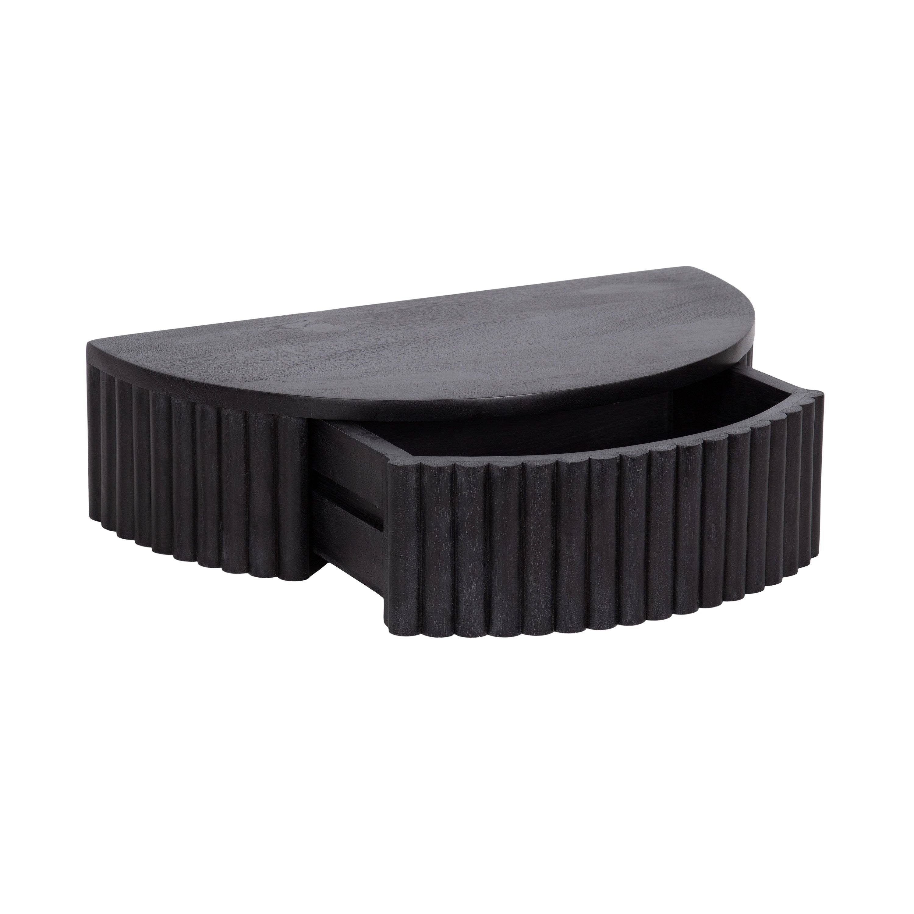Reid Ribbed Floating Side Table