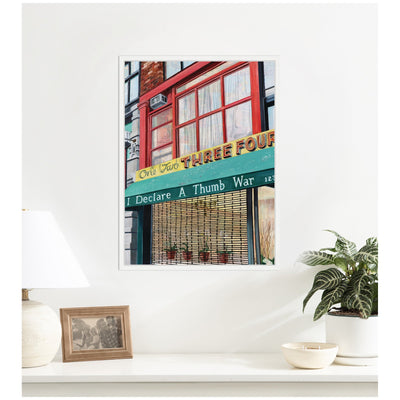 One Two Three Four by Krista V.
Allenstein Framed Canvas Wall Art Print