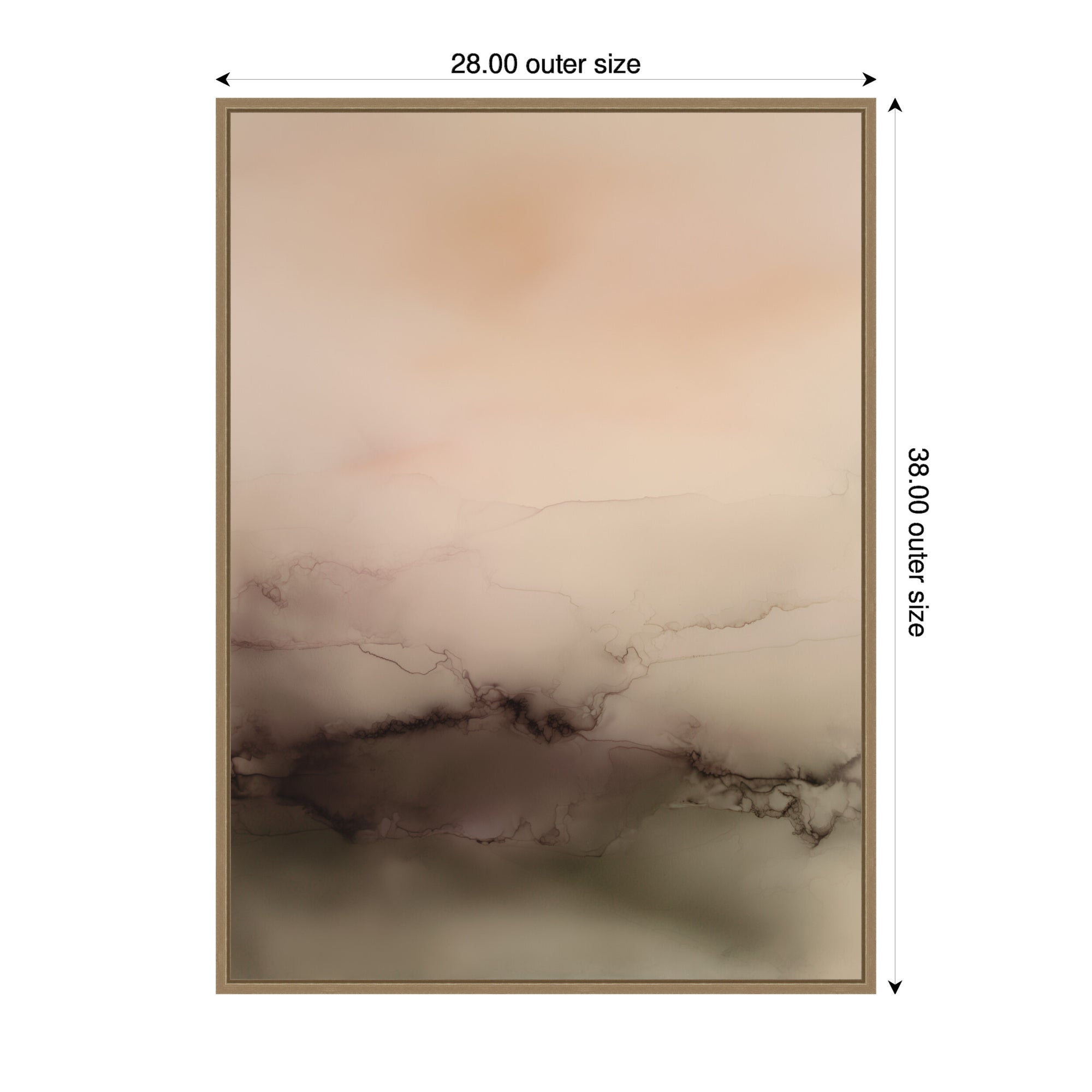Dawn No.
1 by Amy Lighthall Framed Canvas Wall Art Print