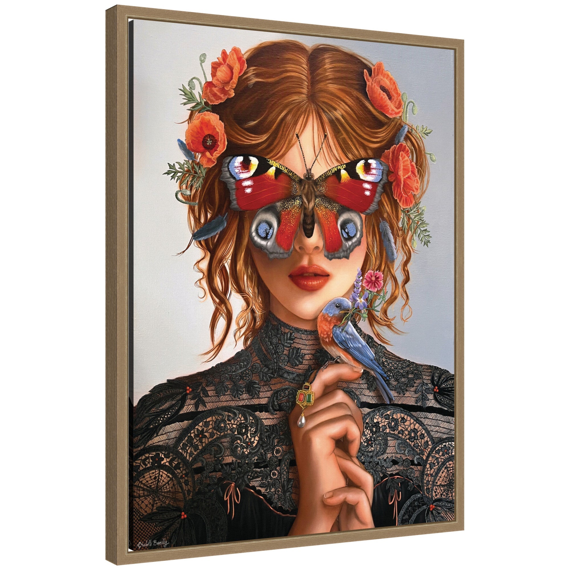 Dreamer by Charlotte Brindley Framed Canvas Wall Art Print