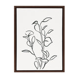 Sylvie Botanical Sketch Print No 2 Framed Canvas
