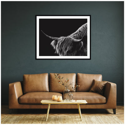 Scottish Highland No.
6 by Crystal Lynn Collins Framed Wall Art Print