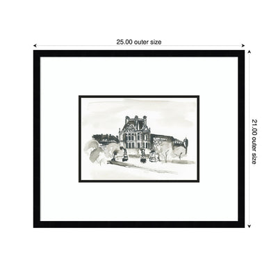 Postcard Paris by Teju Reval Framed Wall Art Print