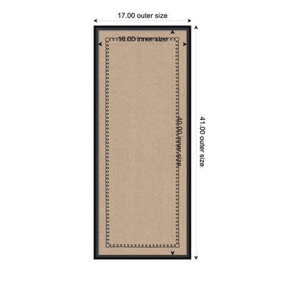 Pinboard Black Scallop Print