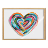 Blake Labyrinth Heart Framed Printed Glass by kateandlaurel - product image 2 for Resin Society