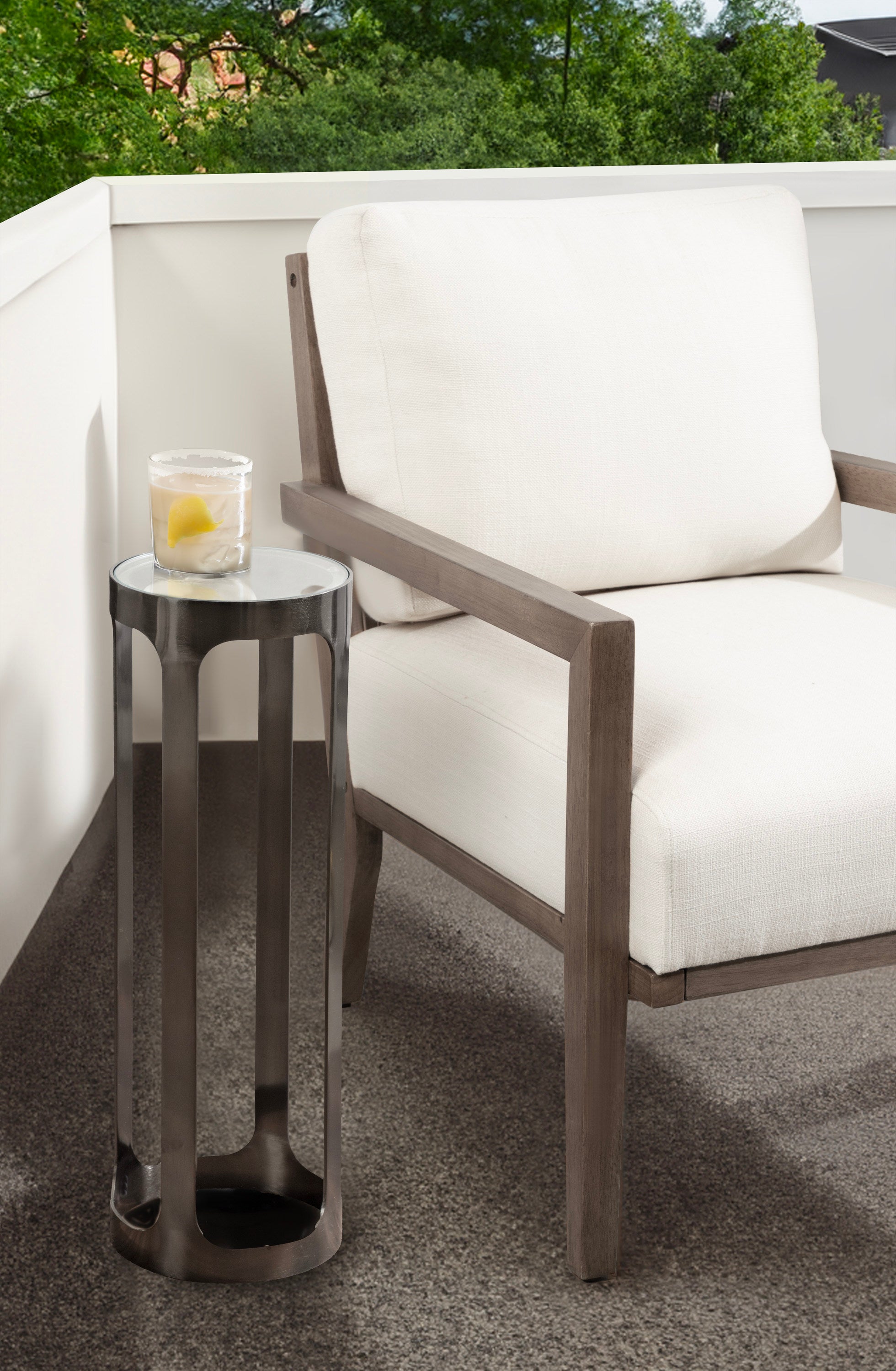 Dahl Metal Drink Table