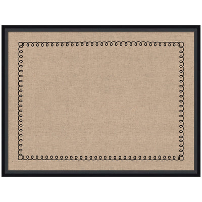 Pinboard Black Scallop Print