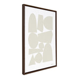 Sylvie Constructed II Neutral Framed Canvas