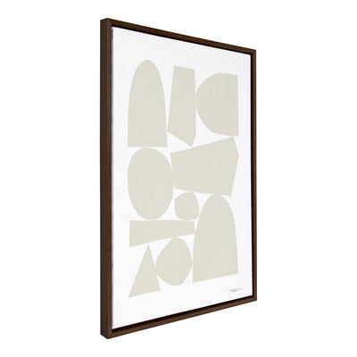 Sylvie Constructed II Neutral Framed Canvas