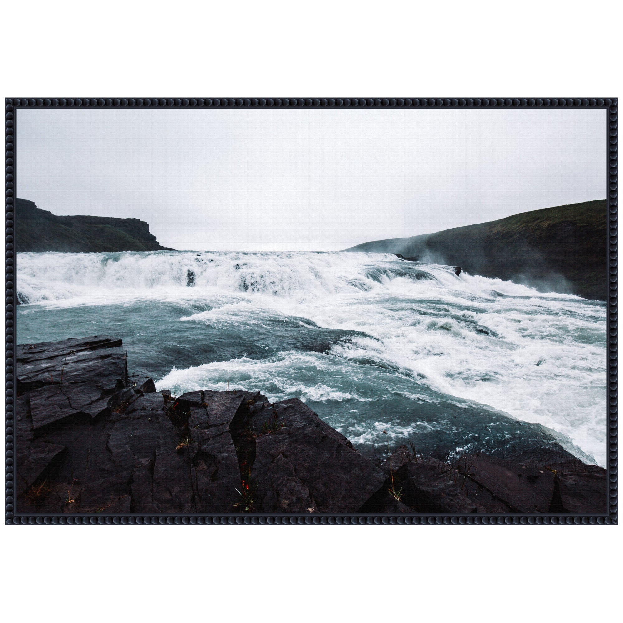 Sylvie Slated Waters Framed Canvas by Alicia Abla