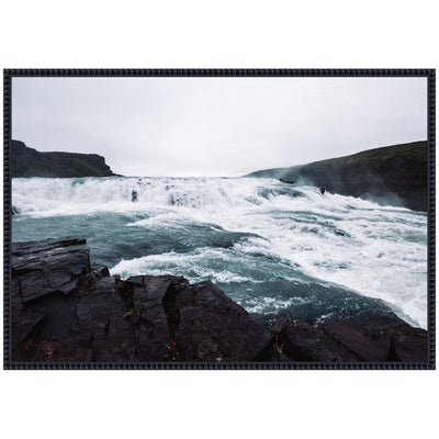 Sylvie Slated Waters Framed Canvas by Alicia Abla