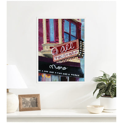 All Together Now by Krista V.
Allenstein Framed Canvas Wall Art Print