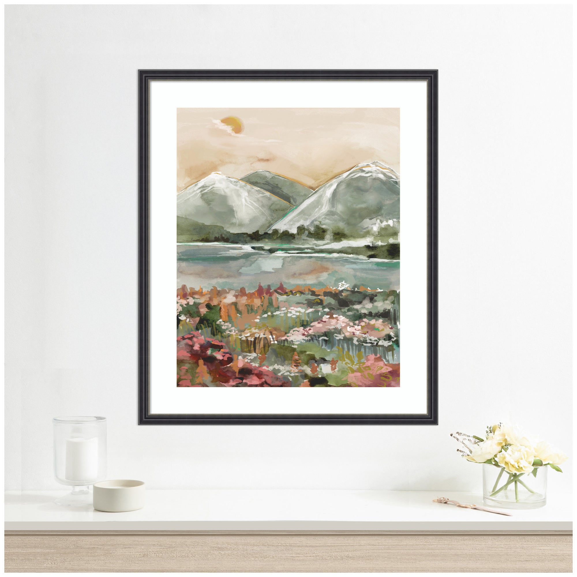 Framed Art Neutral Landscape 03 by Annie Quigley