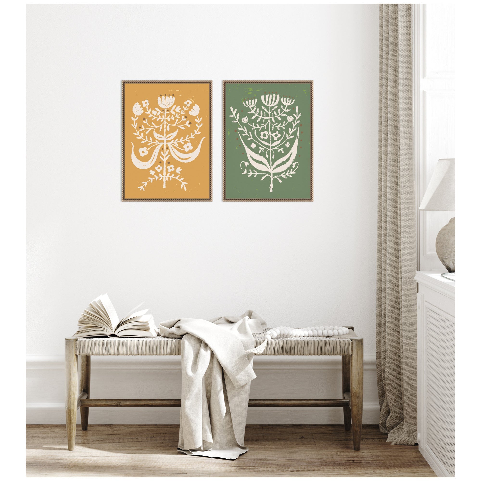 Bungalow Charm 2 Piece Framed Canvas Wall Art Set by Vicky Yorke