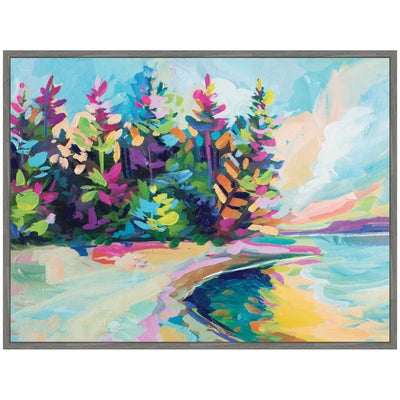 Sylvie Saturday In Door County Framed Canvas by Rachel Christopoulos