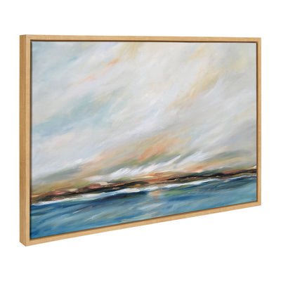 Sylvie Sunday Morning Framed Canvas by Mary Sparrow by kateandlaurel - product image 8 for Resin Society