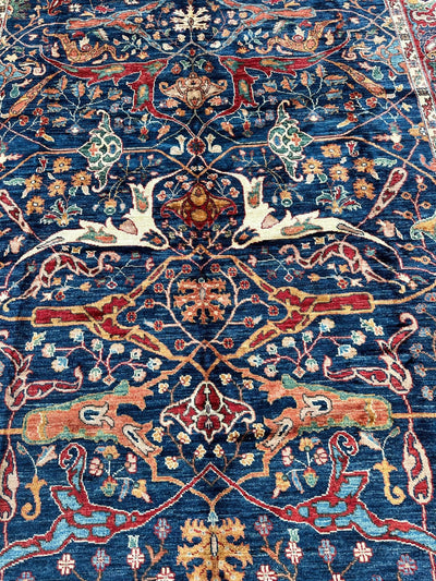 Hand-Knotted Afghani Bidjar Ghazni Wool Rug – 6'7" x 9'10" – Elegant by Rugistan - product image 4 for Resin Society